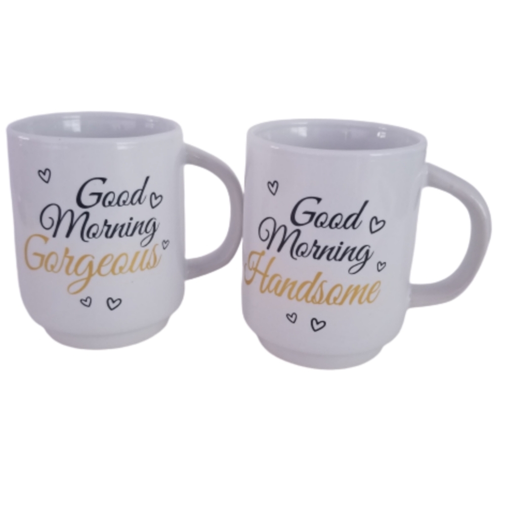 Good Morning Gorgeous and Handsome Coffee Mugs